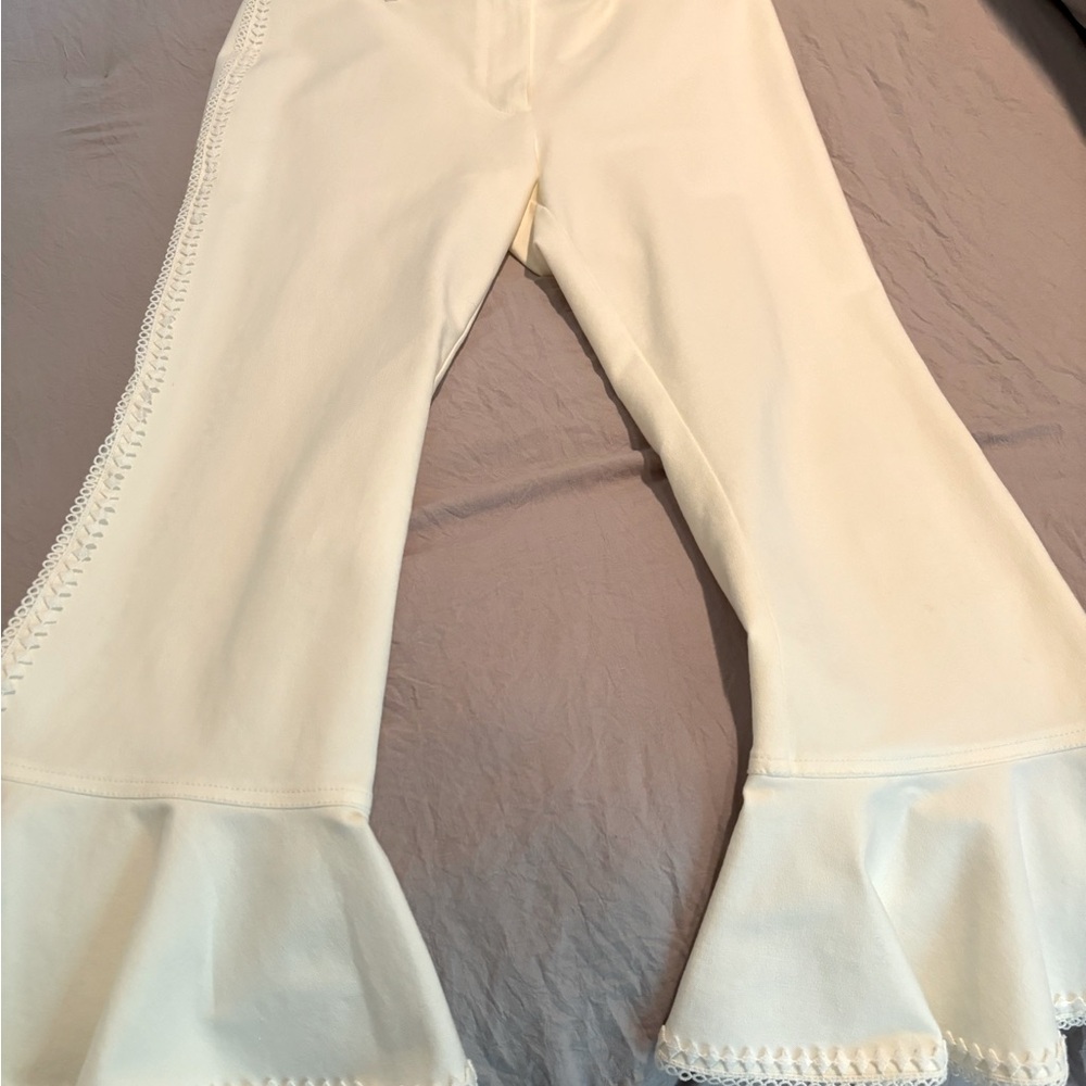 Derek Lam IO Crosby flared stretch pants